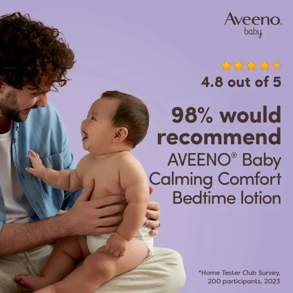 AVEENO BABY CALMING COMFORT BEDTIME LOTION 4